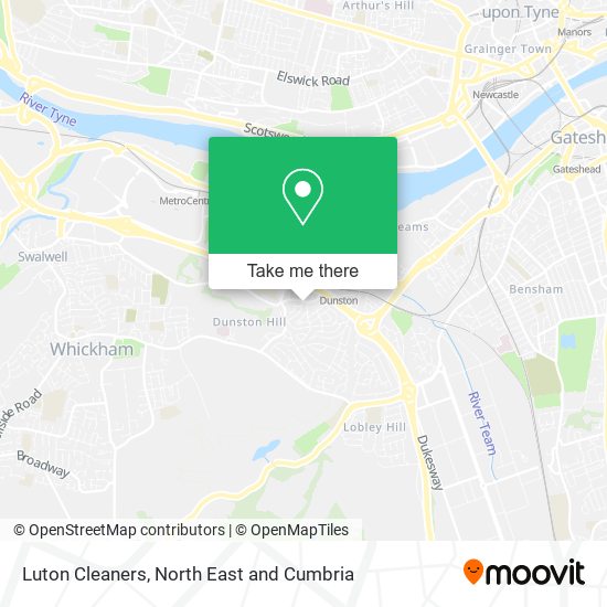 Luton Cleaners map