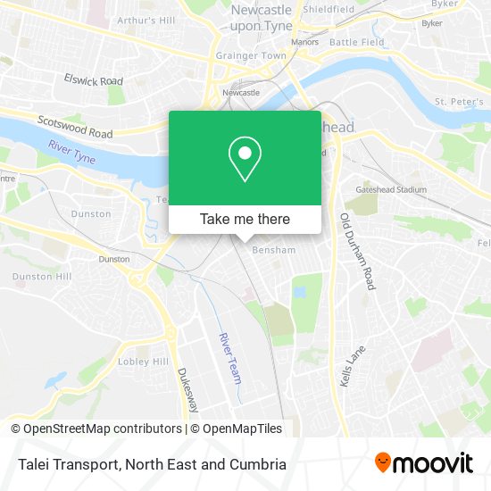 Talei Transport map