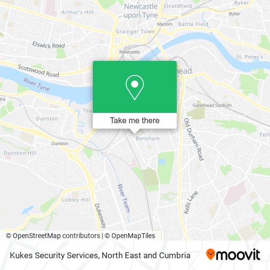 Kukes Security Services map