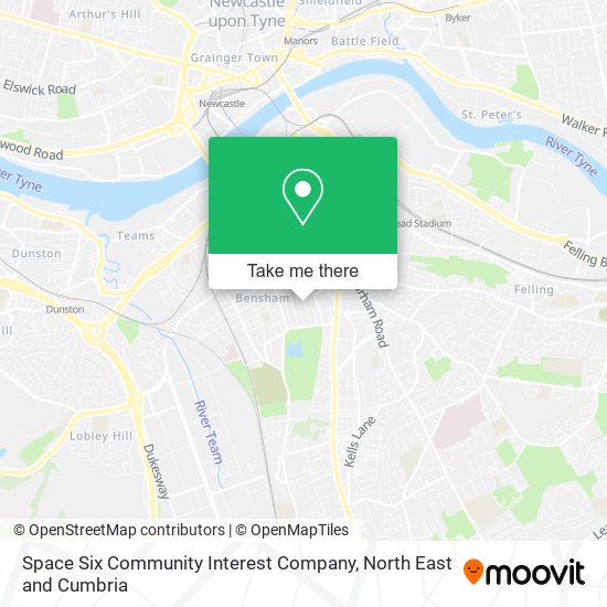 Space Six Community Interest Company map