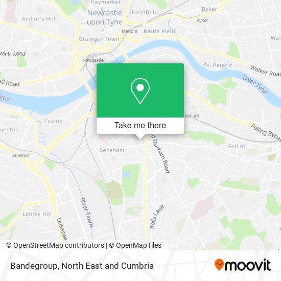 Bandegroup map