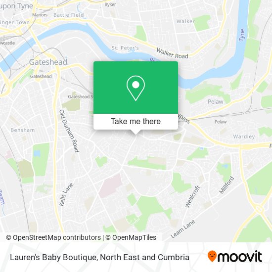 Lauren's Baby Boutique map