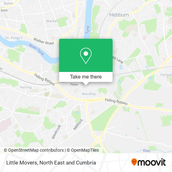Little Movers map