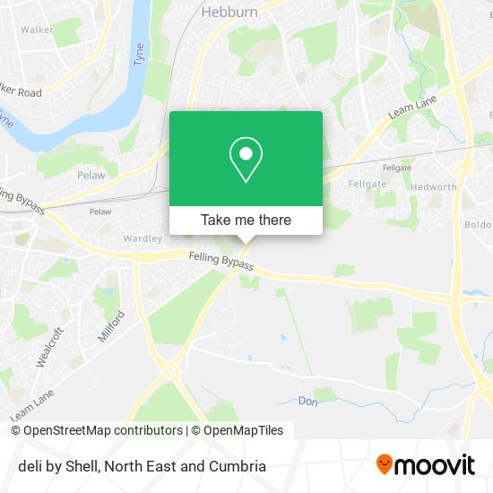 deli by Shell map