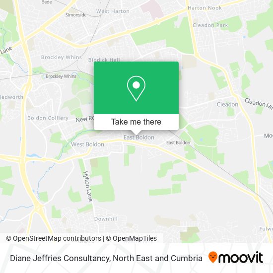 Diane Jeffries Consultancy map