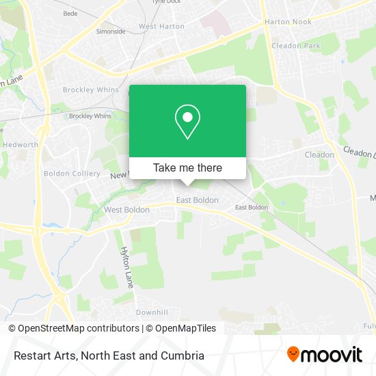 Restart Arts map
