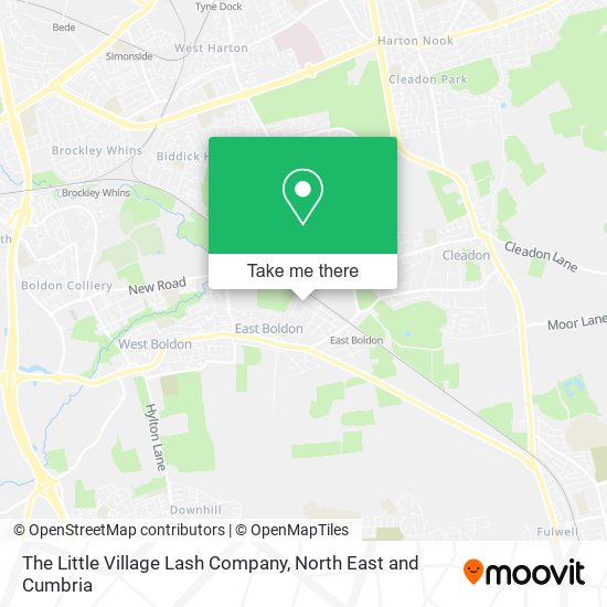 The Little Village Lash Company map