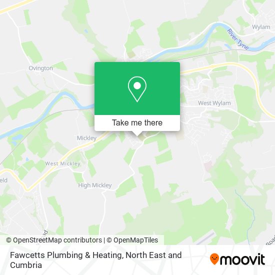 Fawcetts Plumbing & Heating map