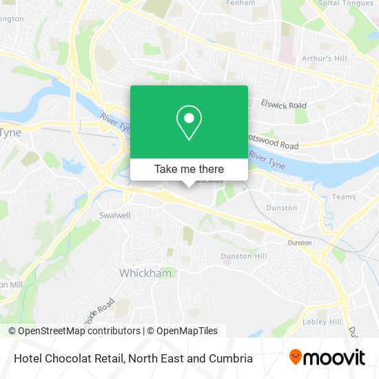 Hotel Chocolat Retail map