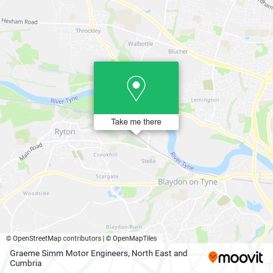 Graeme Simm Motor Engineers map