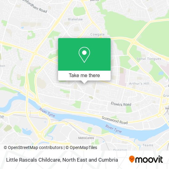 Little Rascals Childcare map