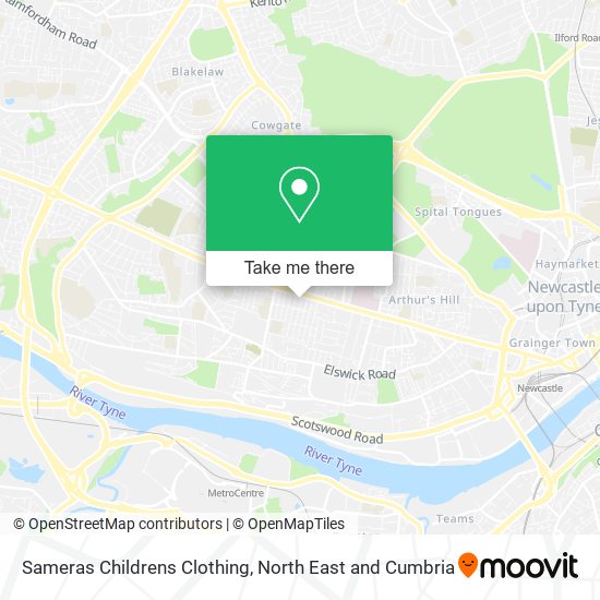 Sameras Childrens Clothing map