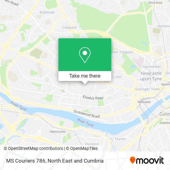 MS Couriers 786 map