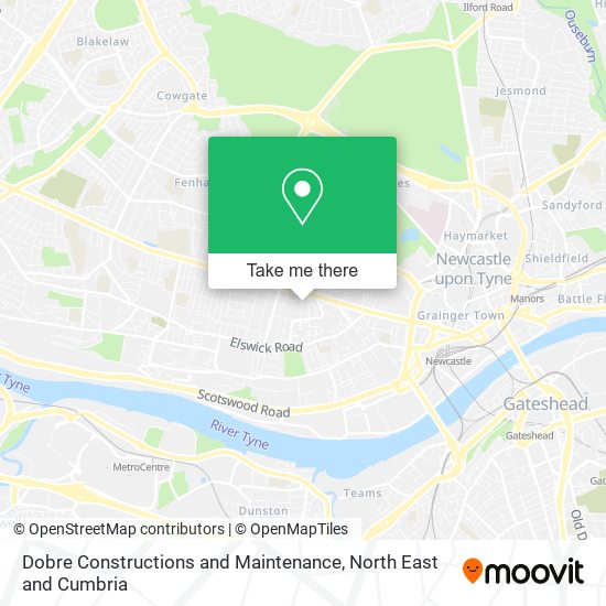 Dobre Constructions and Maintenance map