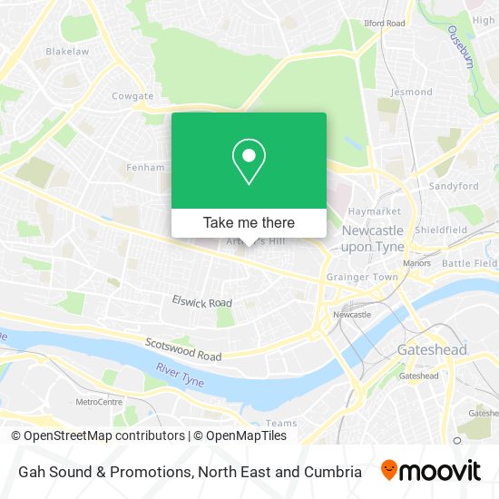 Gah Sound & Promotions map