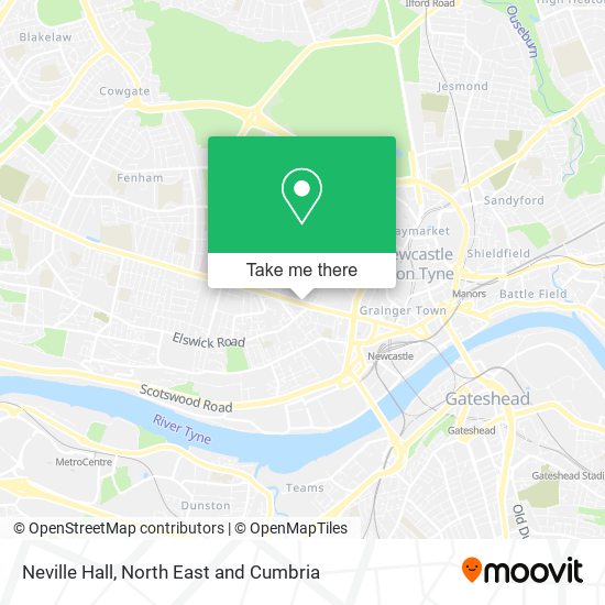 Neville Hall map