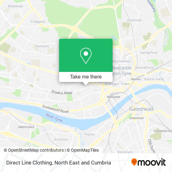 Direct Line Clothing map