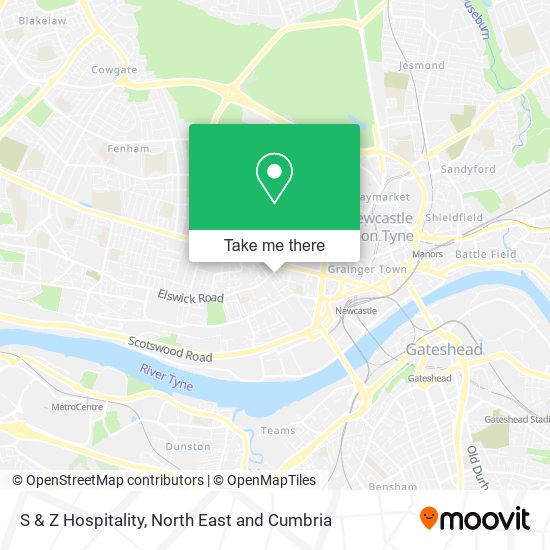 S & Z Hospitality map
