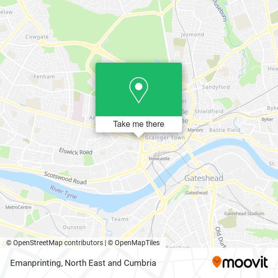 Emanprinting map