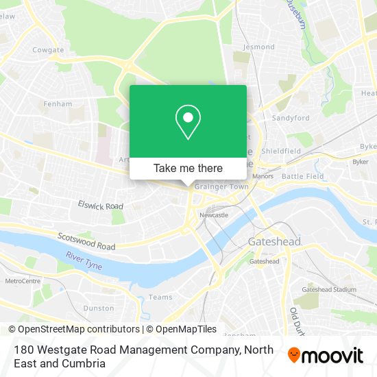 180 Westgate Road Management Company map