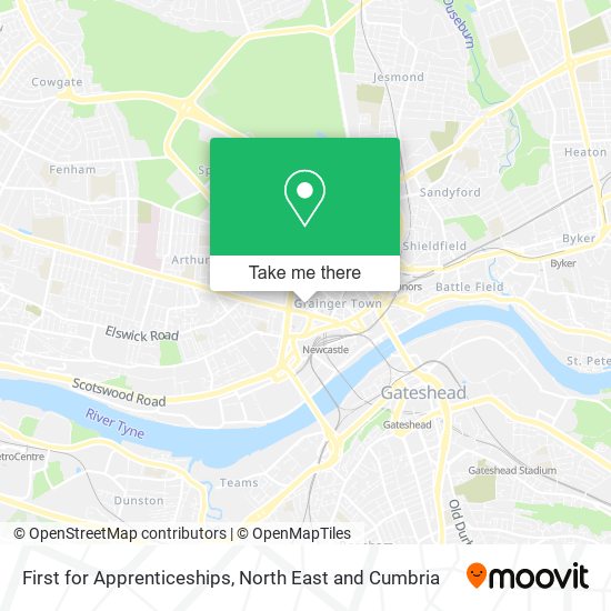 First for Apprenticeships map