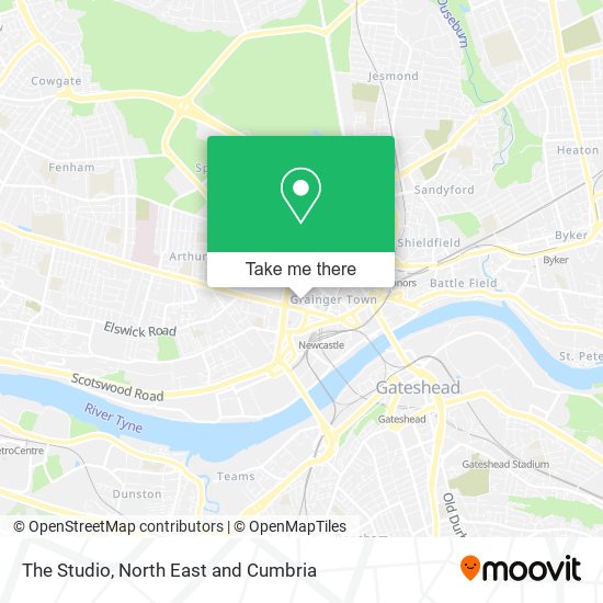 The Studio map