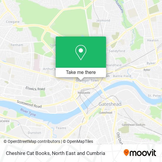 Cheshire Cat Books map