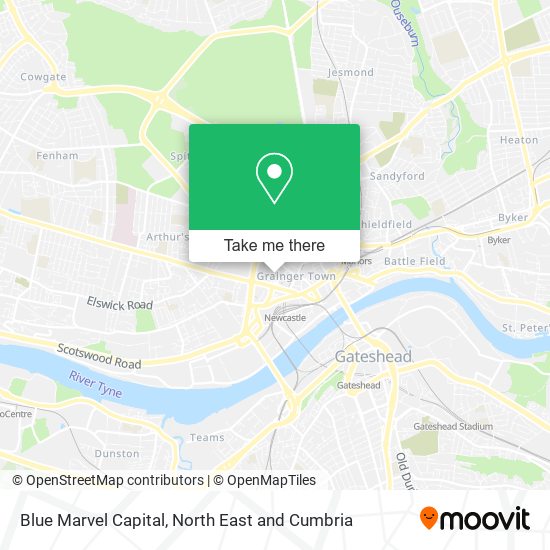 Blue Marvel Capital map