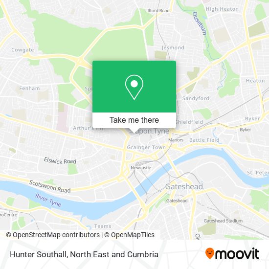 Hunter Southall map