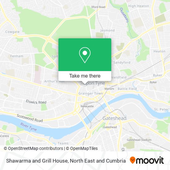 Shawarma and Grill House map