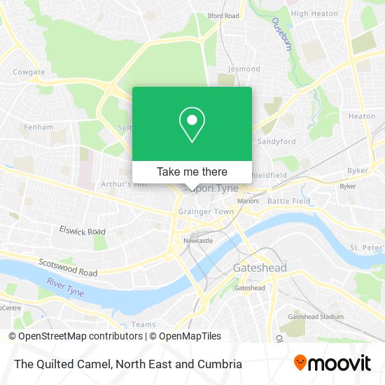 The Quilted Camel map
