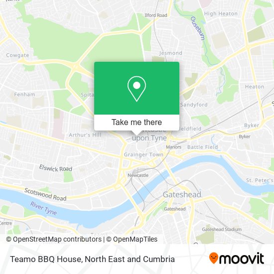 Teamo BBQ House map