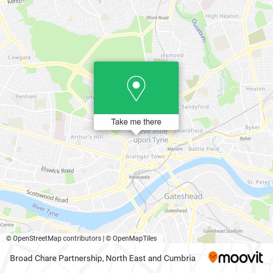 Broad Chare Partnership map