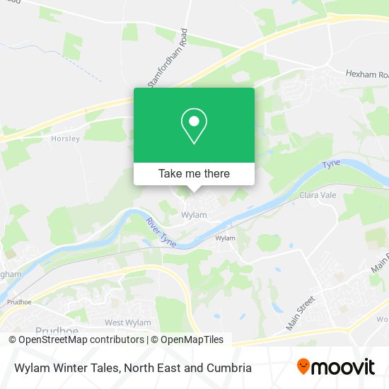 Wylam Winter Tales map