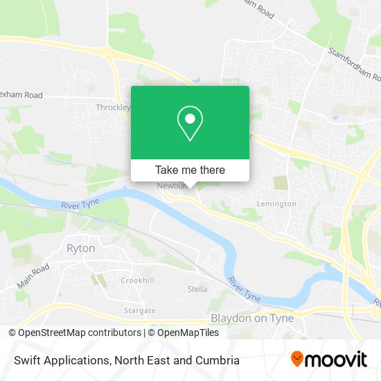 Swift Applications map