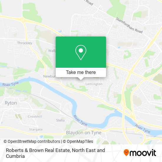 Roberts & Brown Real Estate map