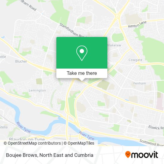 Boujee Brows map