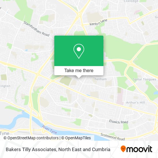 Bakers Tilly Associates map