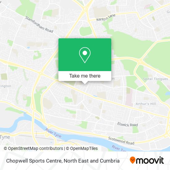 Chopwell Sports Centre map