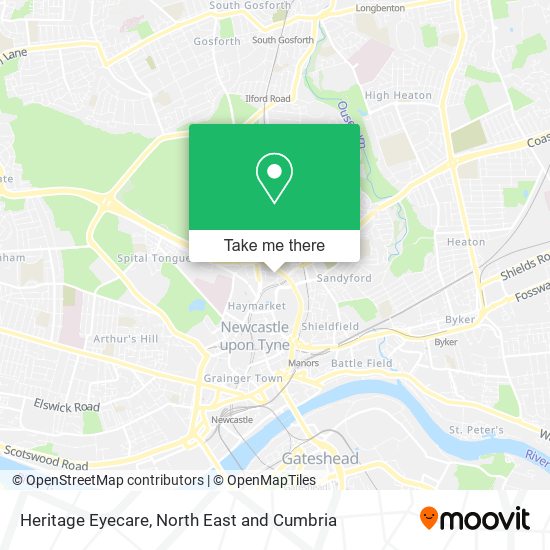 Heritage Eyecare map