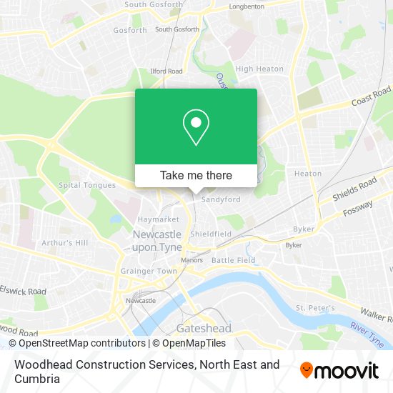 Woodhead Construction Services map