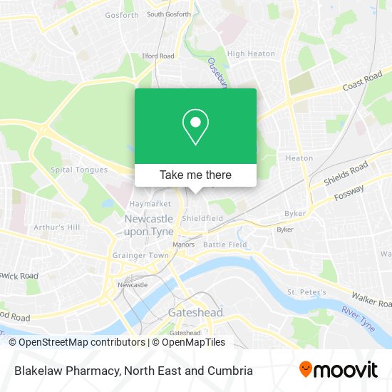 Blakelaw Pharmacy map