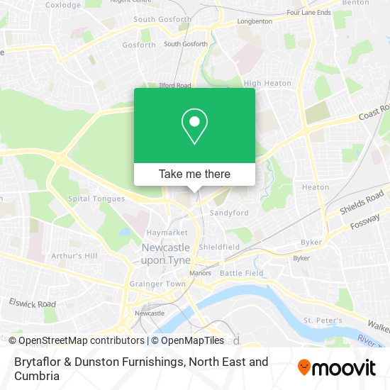 Brytaflor & Dunston Furnishings map