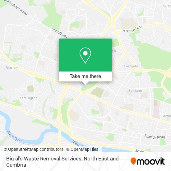Big al's Waste Removal Services map