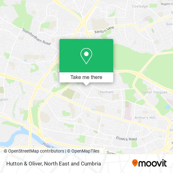 Hutton & Oliver map
