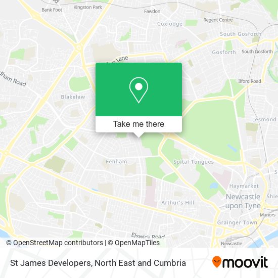 St James Developers map