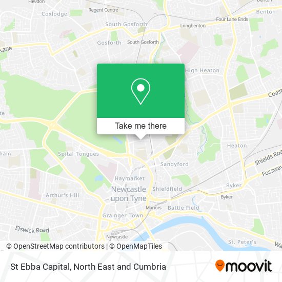 St Ebba Capital map