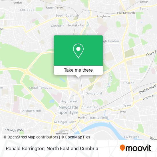 Ronald Barrington map