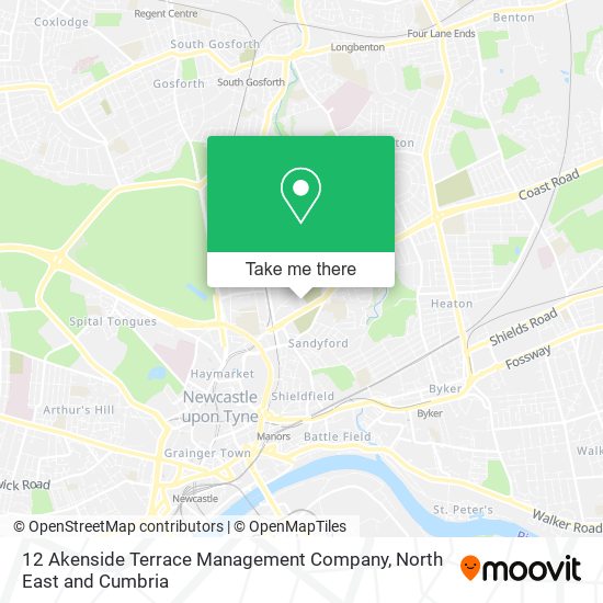 12 Akenside Terrace Management Company map