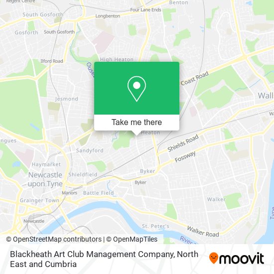 Blackheath Art Club Management Company map